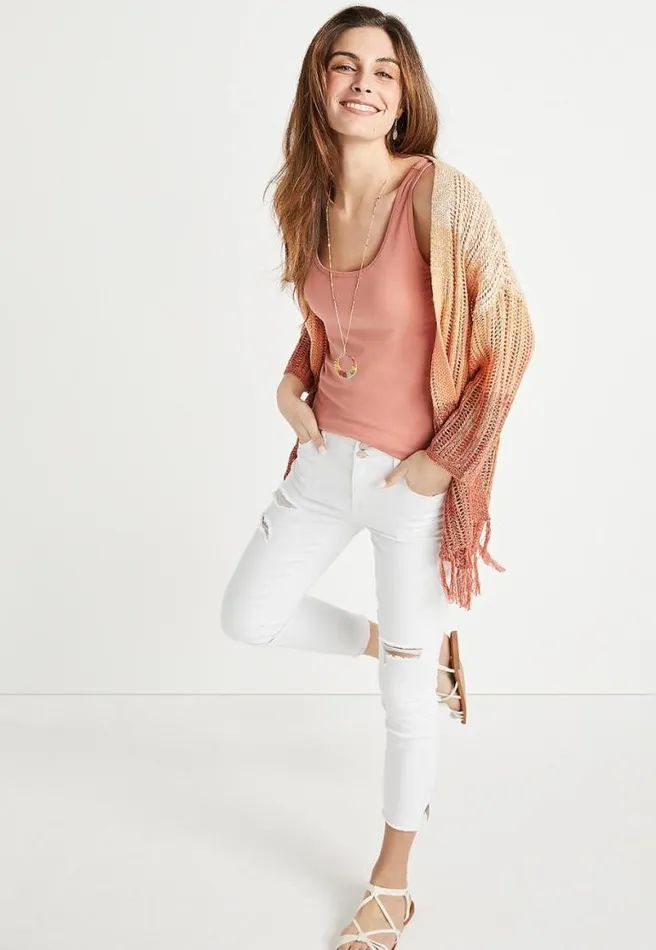 Pink Scoop Neck Tank Top Women Maurices Tops