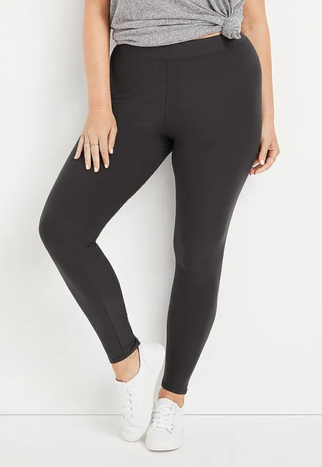 Plus Size High Rise Gray Ultra Soft Legging Women Maurices Plus Bottoms