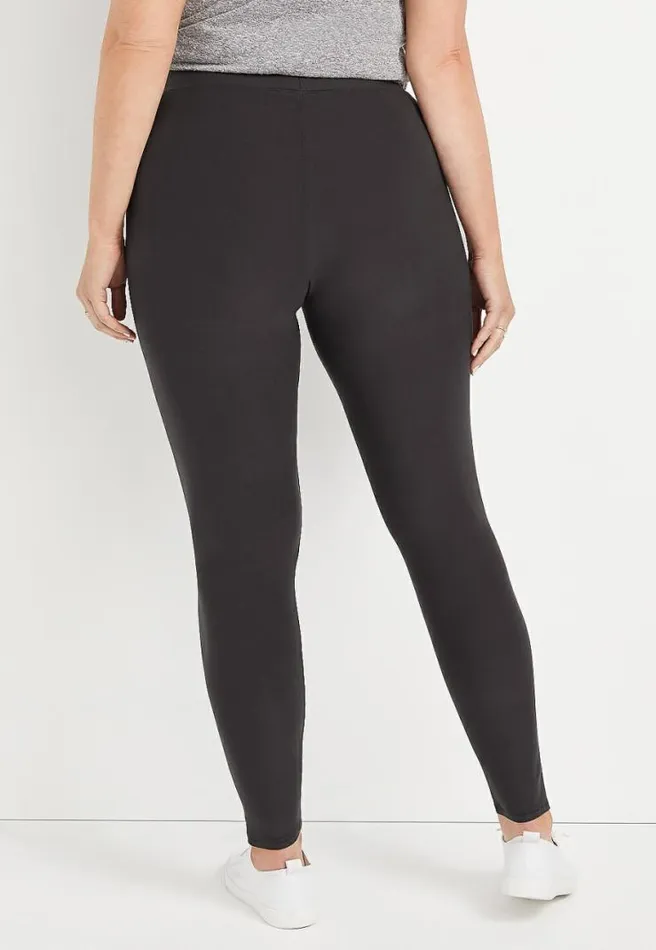 Plus Size High Rise Gray Ultra Soft Legging Women Maurices Plus Bottoms