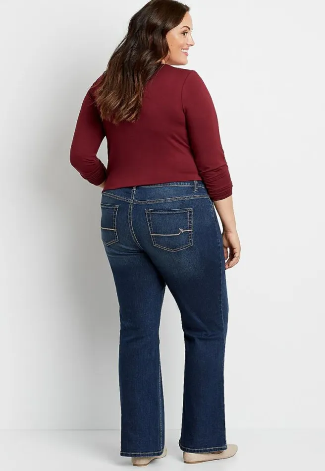 Plus Size M Jeans By Maurices Classic Flare Mid Rise Jean Women Maurices Plus Jeans