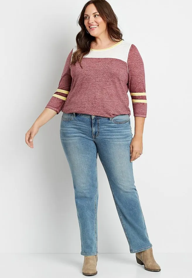 Plus Size M Jeans By Maurices Classic Straight Mid Rise Jean Women Maurices Plus Jeans