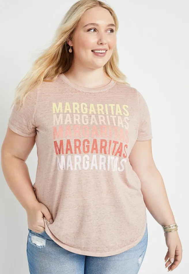 Plus Size Margaritas Graphic Tee Women Maurices Plus Tops