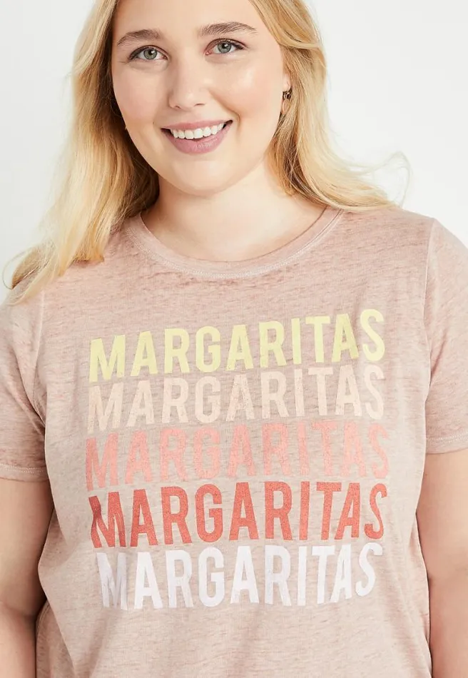 Plus Size Margaritas Graphic Tee Women Maurices Plus Tops