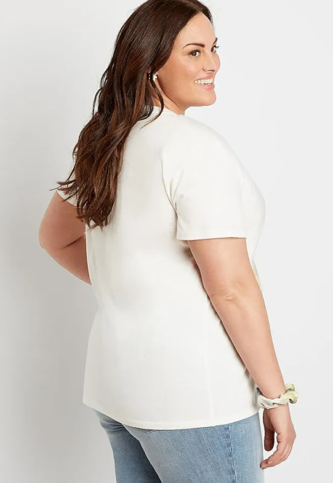 Plus Size Woodstock Oversized Graphic Tee Women Maurices Plus Tops