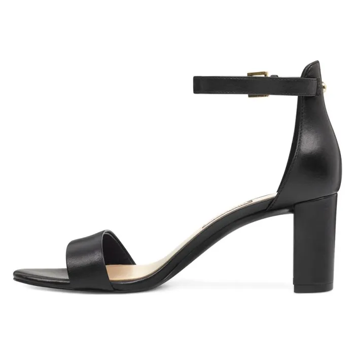 Pruce Ankle Strap Block Heel Sandals Black Leather Women Nine West Sandals Pruce Ankle Strap Block Heel Sandals Black Leather Women Nine West Sandals