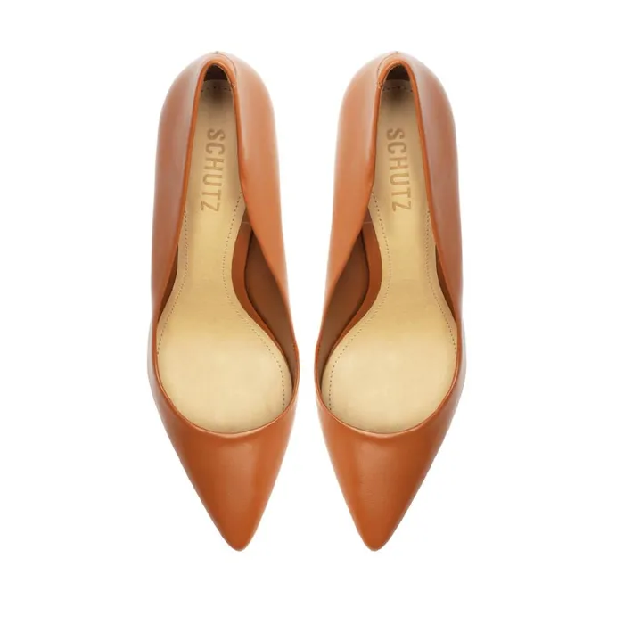 Pumps Lou Lo Nappa Leather Pump Honey Peach Schutz Shoes Pumps