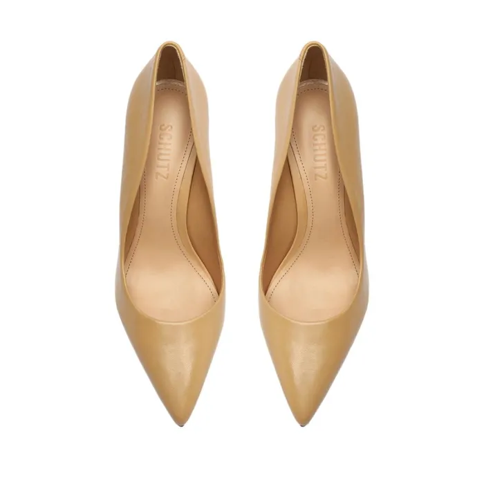 Pumps Lou Lo Nappa Leather Pump Light Beige Schutz Shoes Pumps Pumps Lou Lo Nappa Leather Pump Light Beige Schutz Shoes Pumps