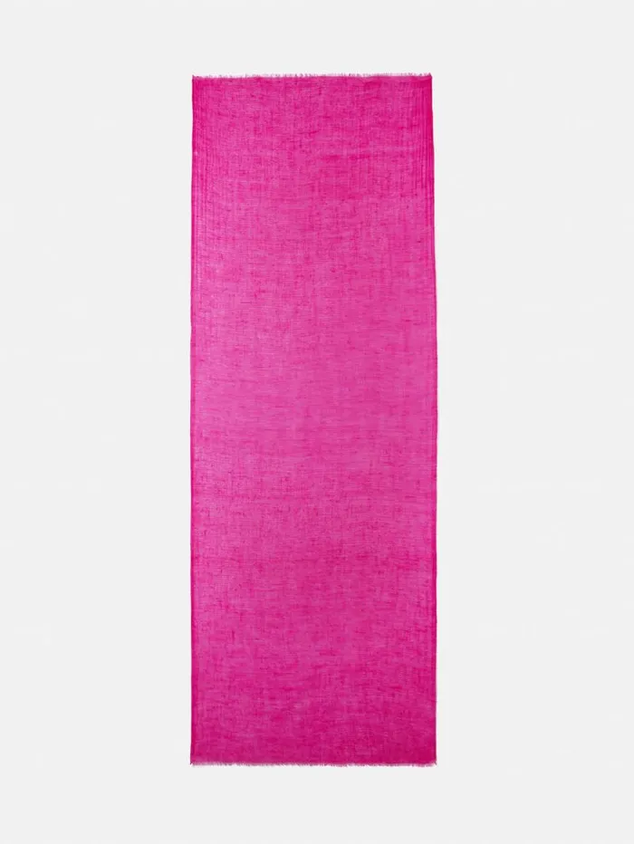 Pure Cashmere Gauze Scarf Pink Women Jigsaw Knitwear and Cashmere