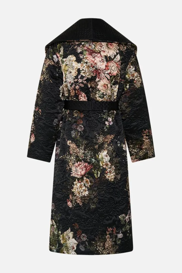 QUILTED LONG WRAP COAT DYNASTY DAZE Dynasty Daze Womens Camilla Jackets