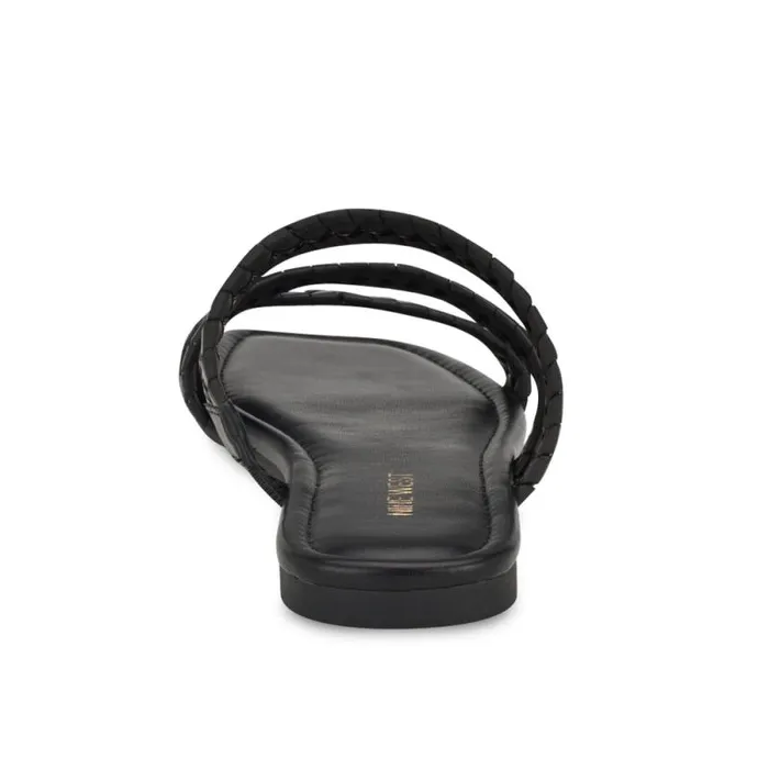 Quinlea Flat Strappy Sandals Black Women Nine West Sandals Quinlea Flat Strappy Sandals Black Women Nine West Sandals