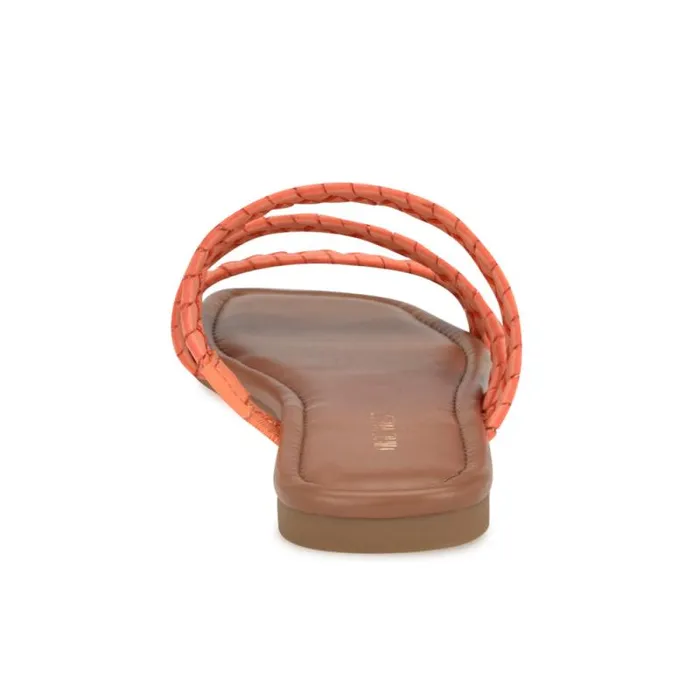 Quinlea Flat Strappy Sandals Orange Women Nine West Sandals Quinlea Flat Strappy Sandals Orange Women Nine West Sandals