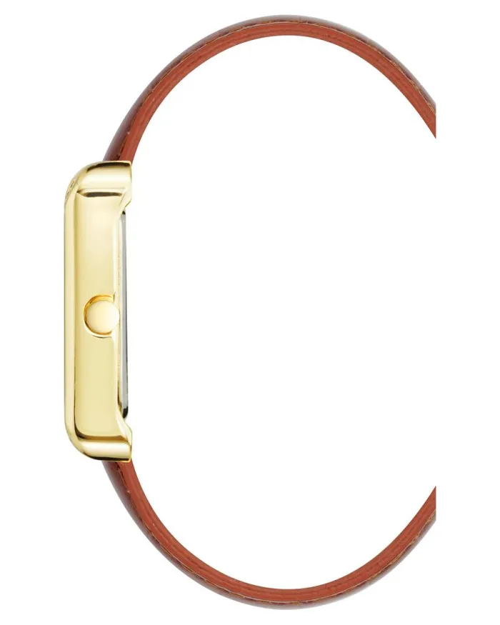 Rectangular Case Strap Watch Browngold Women Nine West Straps Rectangular Case Strap Watch Browngold Women Nine West Straps