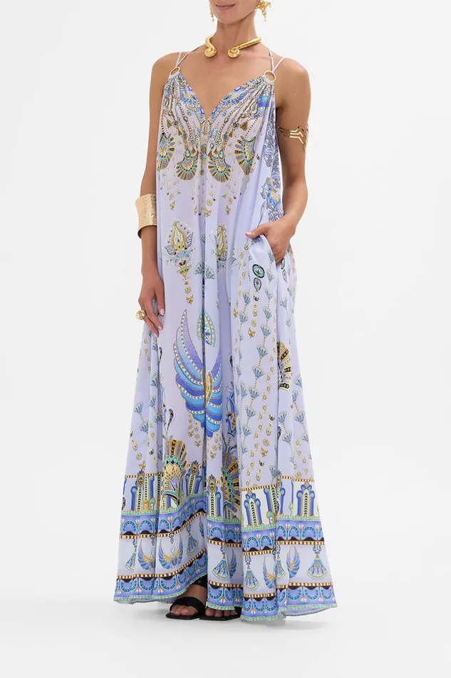 RING DETAIL STRAP DRESS UNDER SCARAB SKIES Under Scarab Skies Womens Camilla Dresses