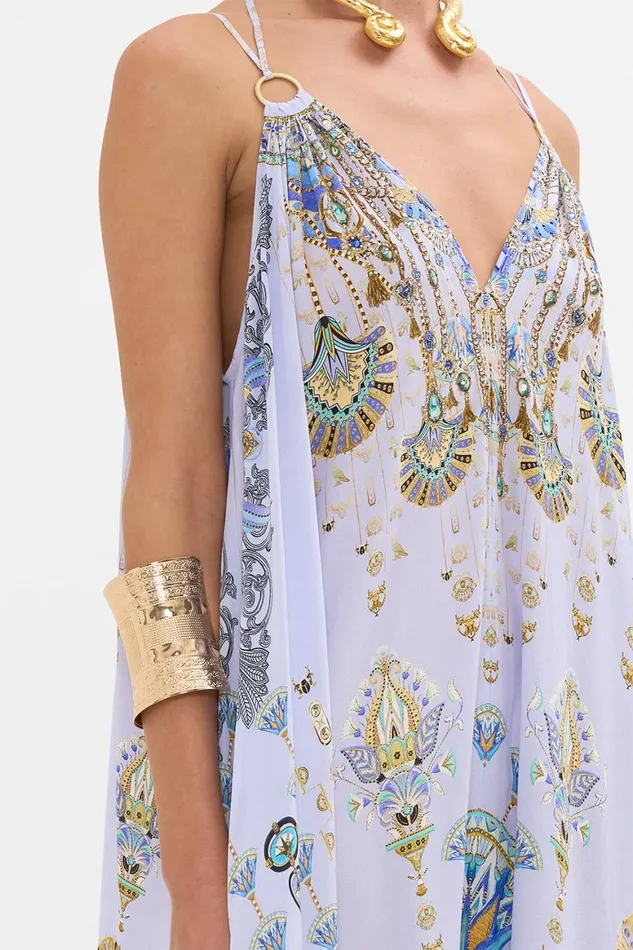 RING DETAIL STRAP DRESS UNDER SCARAB SKIES Under Scarab Skies Womens Camilla Dresses