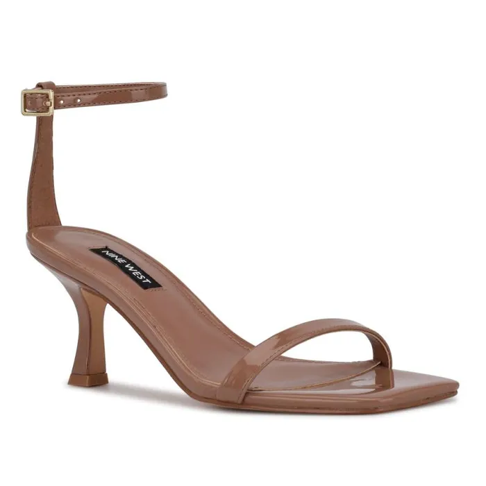 Ripe Heeled Sandals Clay Patent Women Nine West Sandals Ripe Heeled Sandals Clay Patent Women Nine West Sandals