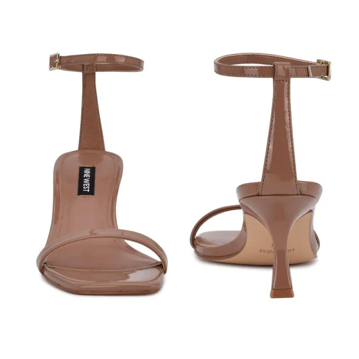 Ripe Heeled Sandals Clay Patent Women Nine West Sandals Ripe Heeled Sandals Clay Patent Women Nine West Sandals