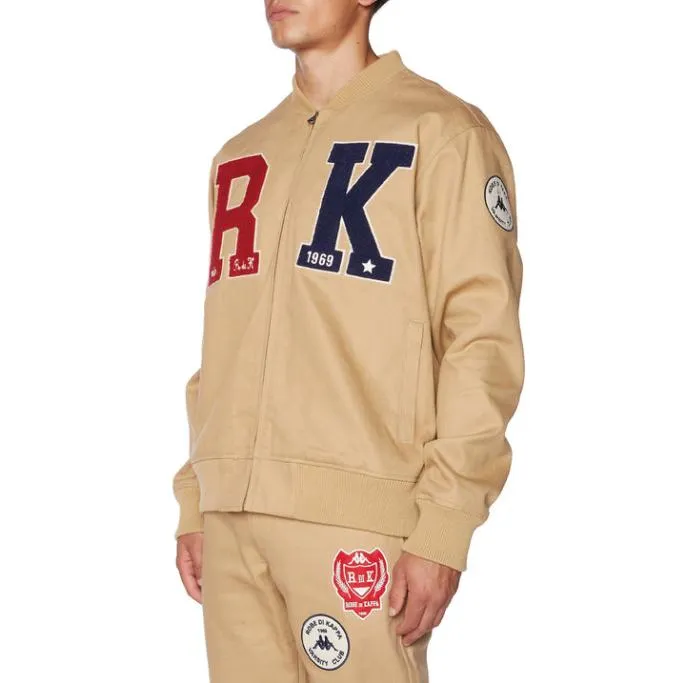Robe Giovani Finale Varsity Jacket 8211 Beige MenWomen Kappa Jackets
