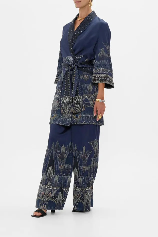 ROLL COLLAR PAJAMA JACKET THE EGYPT EFFECT The Egypt Effect Womens Camilla Jackets