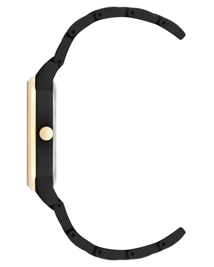 Rubberized Bracelet Watch Black Women Nine West Straps Rubberized Bracelet Watch Black Women Nine West Straps