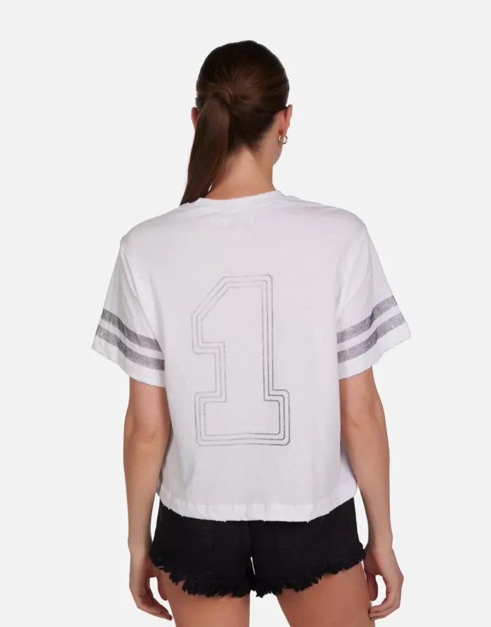 Rue Vintage Tiger Elements White Women Lauren Moshi Short Sleeve