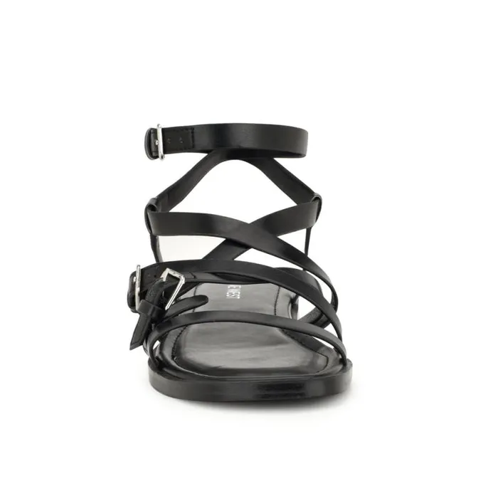Rulen Flat Strappy Sandals Black Women Nine West Sandals Rulen Flat Strappy Sandals Black Women Nine West Sandals