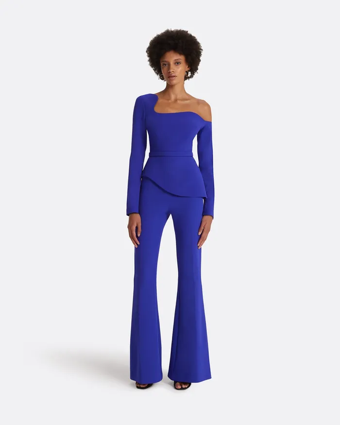 Safiyaa Icons Women Aime Azure Blue Top Azure Blue