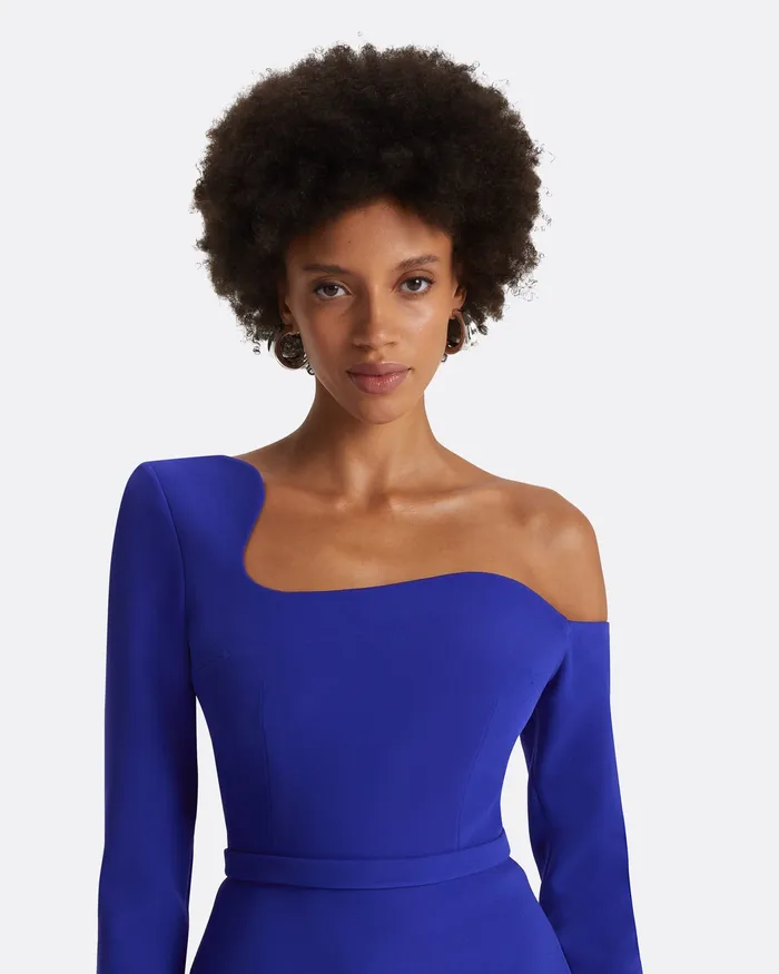 Safiyaa Icons Women Aime Azure Blue Top Azure Blue