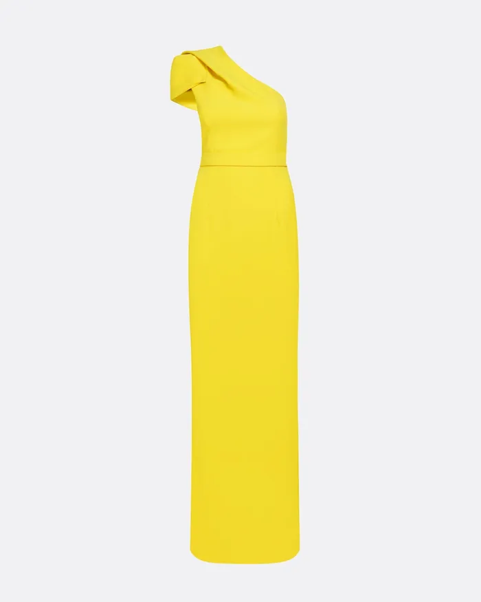 Safiyaa Icons Women Kora Canary Long Dress Canary
