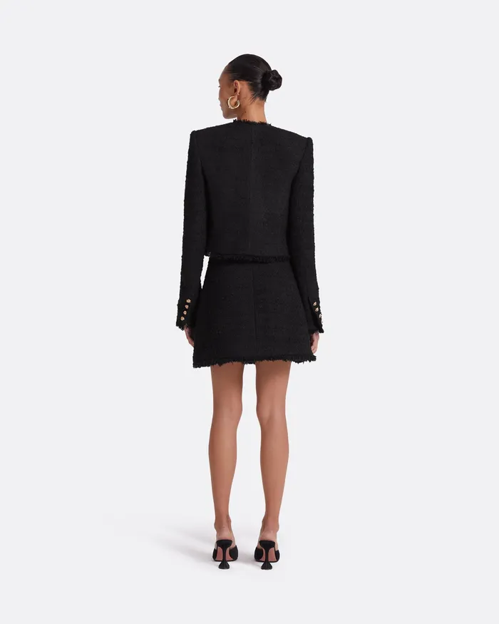 Safiyaa Jackets and Coats Women Amelia Black Jacket Black