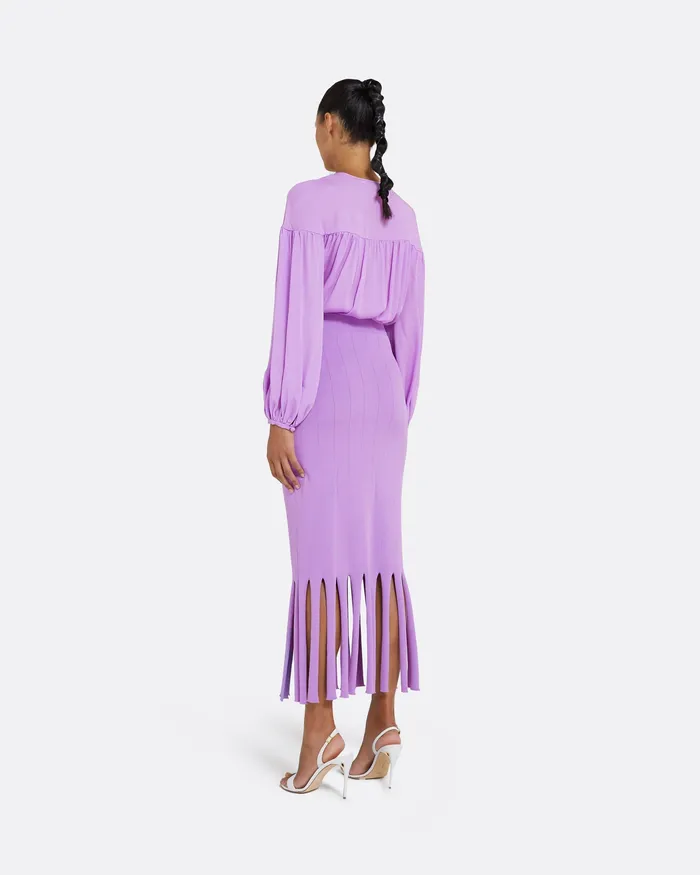 Safiyaa Khuno Lupine Knit Skirt Lupine Women Skirts
