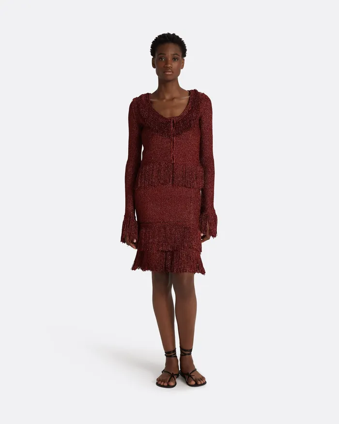 Safiyaa Knitwear Women Scarlett Amber Sun Knit Jacket Amber Sun