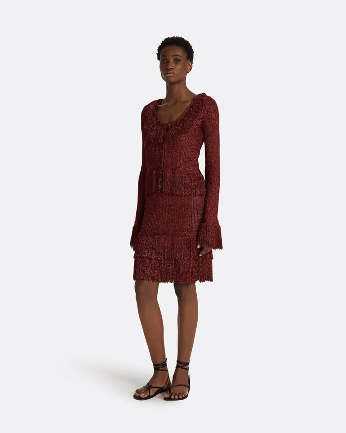Safiyaa Knitwear Women Scarlett Amber Sun Knit Jacket Amber Sun