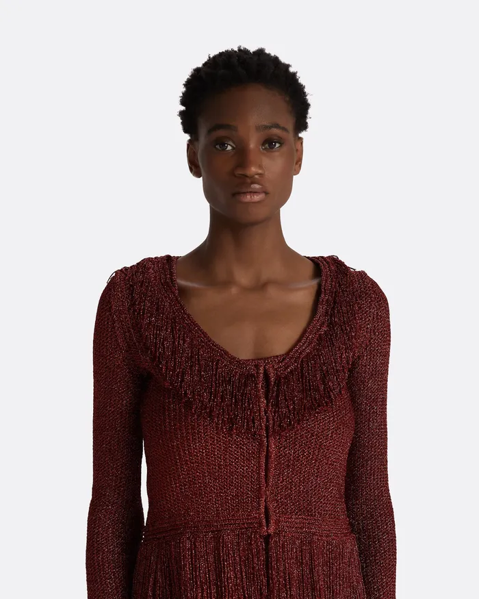 Safiyaa Knitwear Women Scarlett Amber Sun Knit Jacket Amber Sun