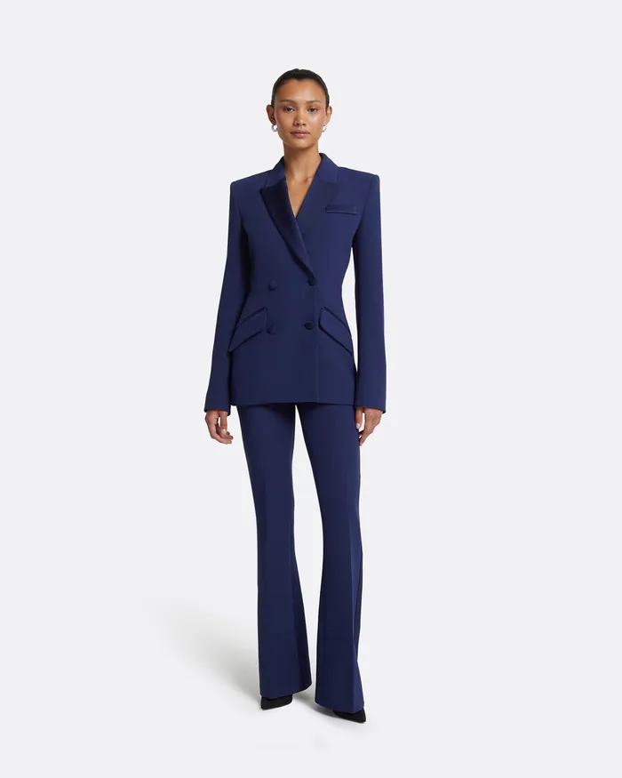 Safiyaa Wynnie Oxford Blue Jacket Oxford Blue Women Jackets and Coats