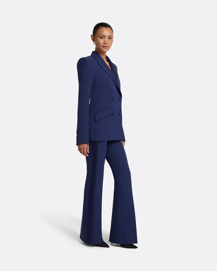 Safiyaa Wynnie Oxford Blue Jacket Oxford Blue Women Jackets and Coats