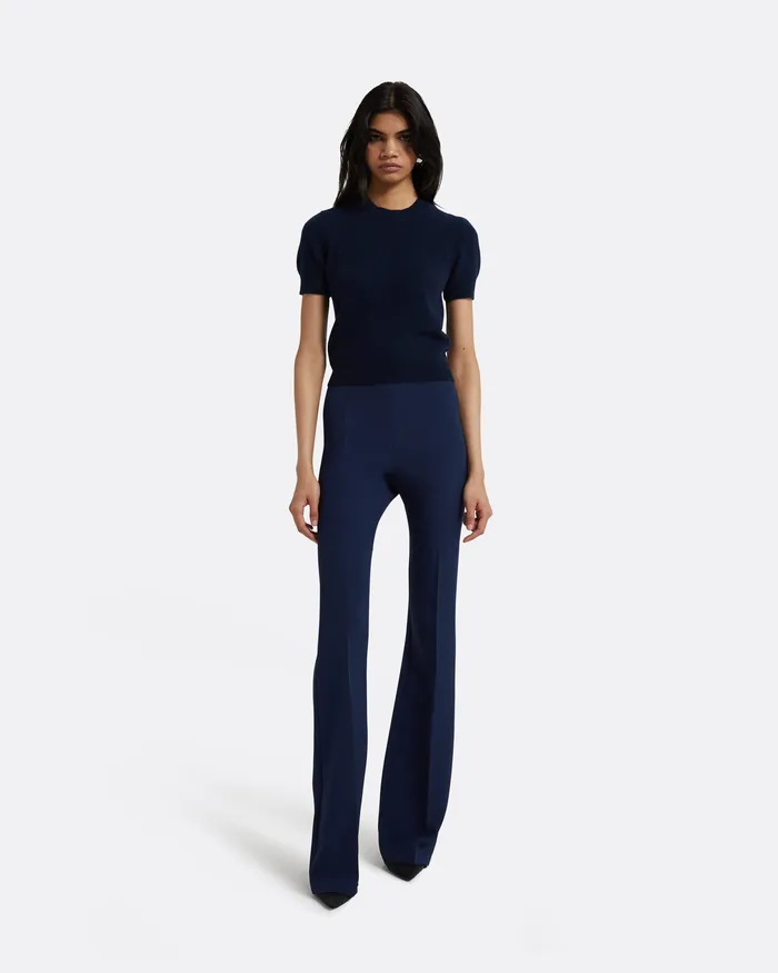 Safiyaa Zade Maritime Knit Top Maritime Blue Women Tops