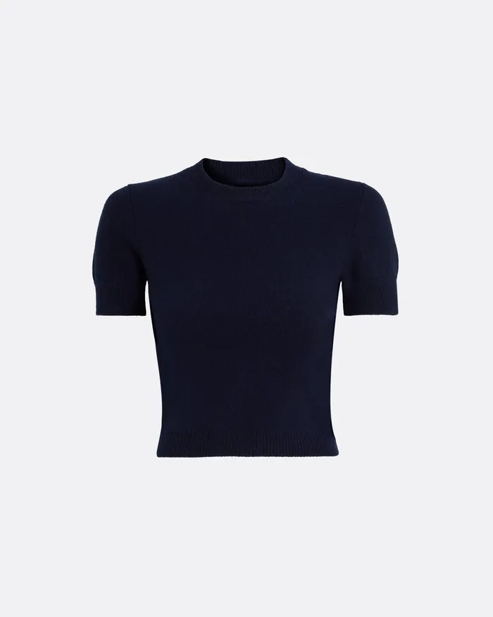 Safiyaa Zade Maritime Knit Top Maritime Blue Women Tops