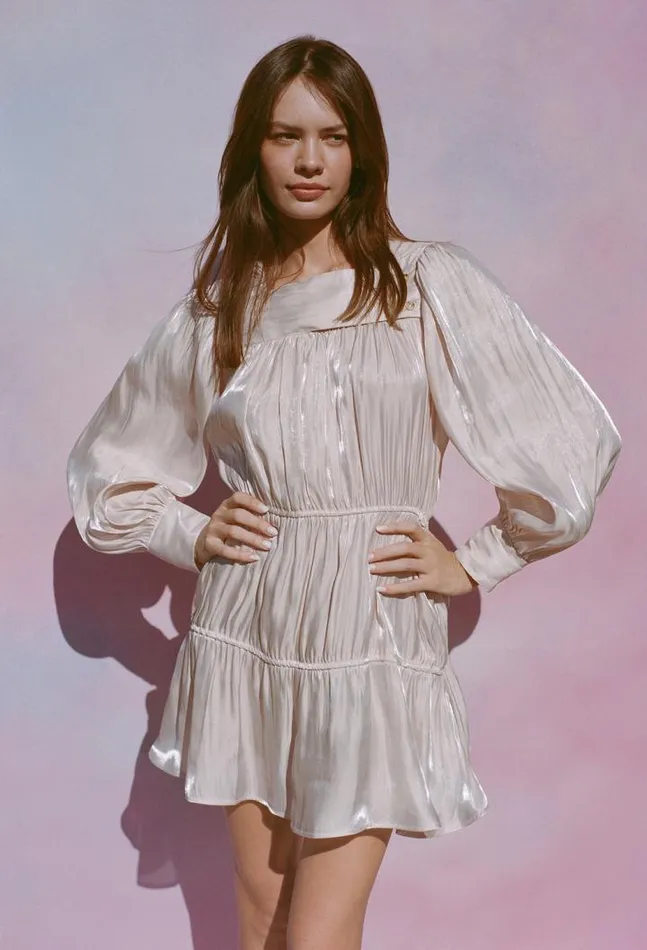 Sale Alessandra Dress Pink Shell Women Ciao Lucia Satin Dresses