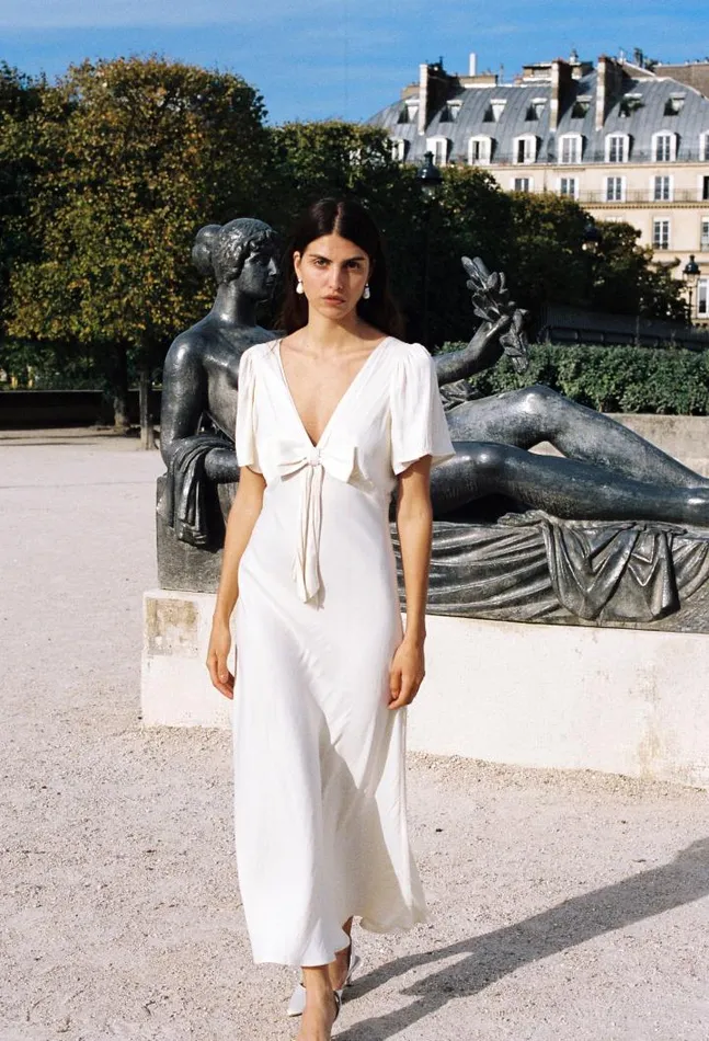 Sale Brunello Dress Ivory Women Ciao Lucia Long Dresses