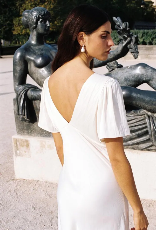 Sale Brunello Dress Ivory Women Ciao Lucia Long Dresses