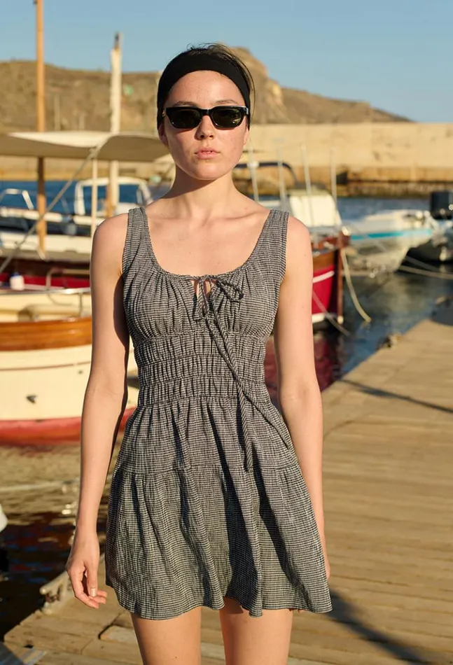 Sale Gianluca Dress Check Women Ciao Lucia Mini Dresses