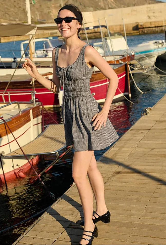 Sale Gianluca Dress Check Women Ciao Lucia Mini Dresses