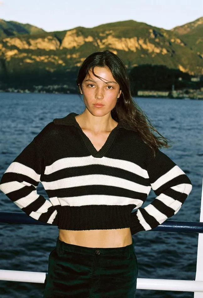 Sale Venezia Polo BlackIvory Women Ciao Lucia Polo Sweaters