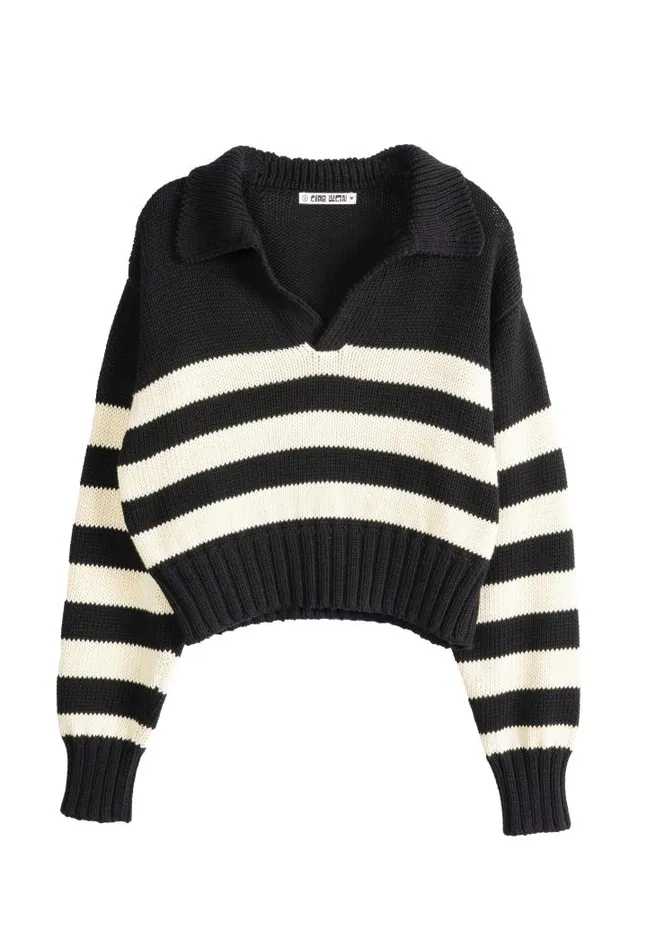 Sale Venezia Polo BlackIvory Women Ciao Lucia Polo Sweaters