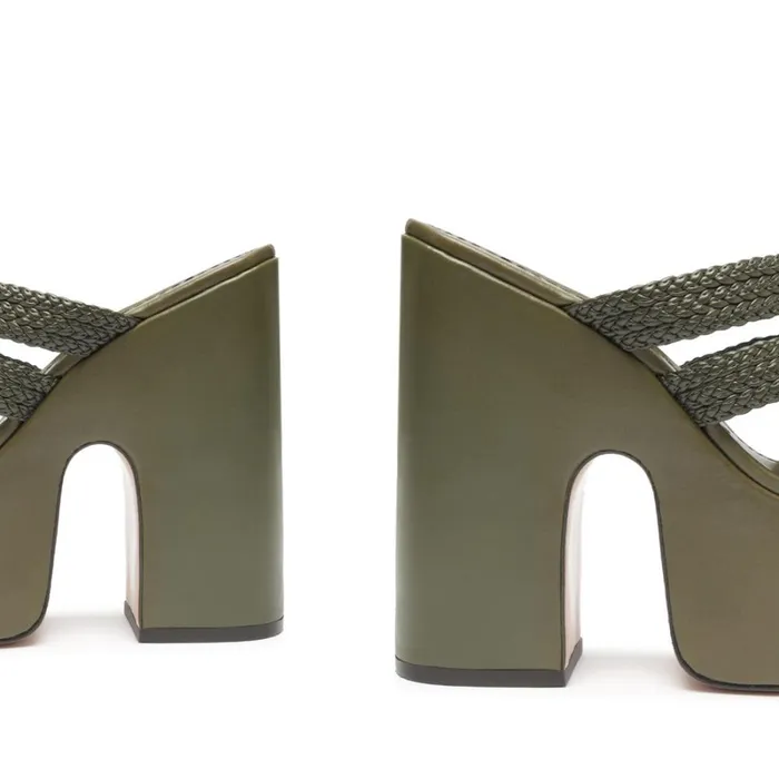 Sandals Aneka Sandal Military Green Schutz Shoes Platforms Sandals Aneka Sandal Military Green Schutz Shoes Platforms