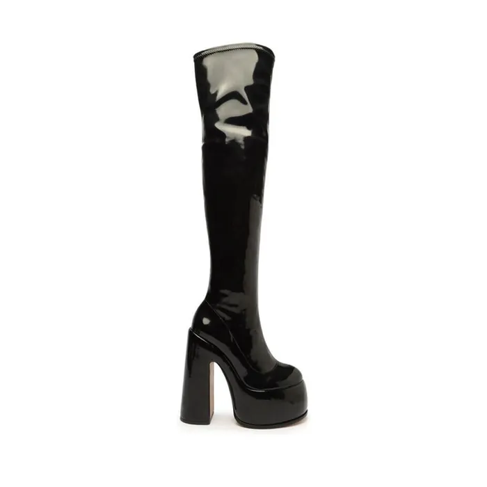 Sandals Denise Over The Knee Boot Black Schutz Shoes Platforms