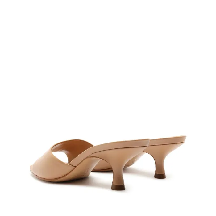Sandals Dethalia Leather Sandal Honey Beige Schutz Shoes Mule Sandals Dethalia Leather Sandal Honey Beige Schutz Shoes Mule