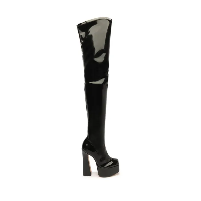 Sandals Dolores Patent Boot Black Schutz Shoes Platforms