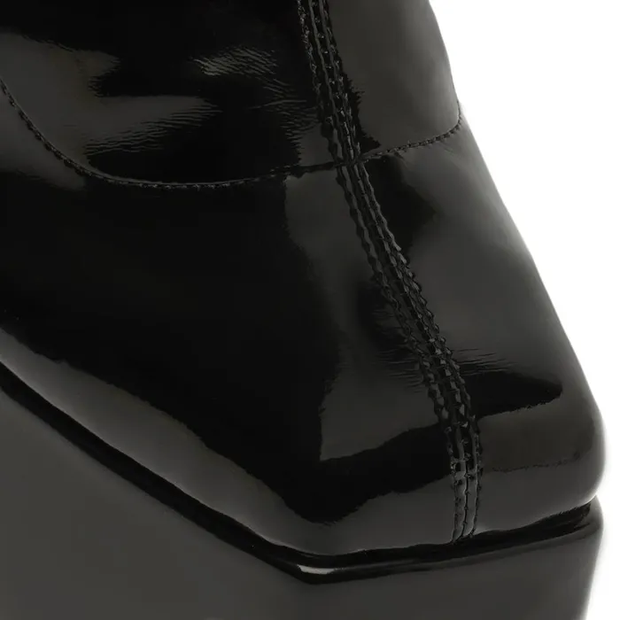 Sandals Dolores Patent Boot Black Schutz Shoes Platforms Sandals Dolores Patent Boot Black Schutz Shoes Platforms