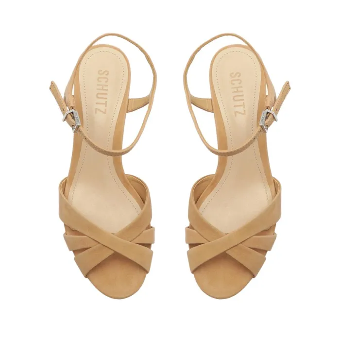Sandals Keefa Sandal Honey Beige Schutz Shoes Platforms Sandals Keefa Sandal Honey Beige Schutz Shoes Platforms